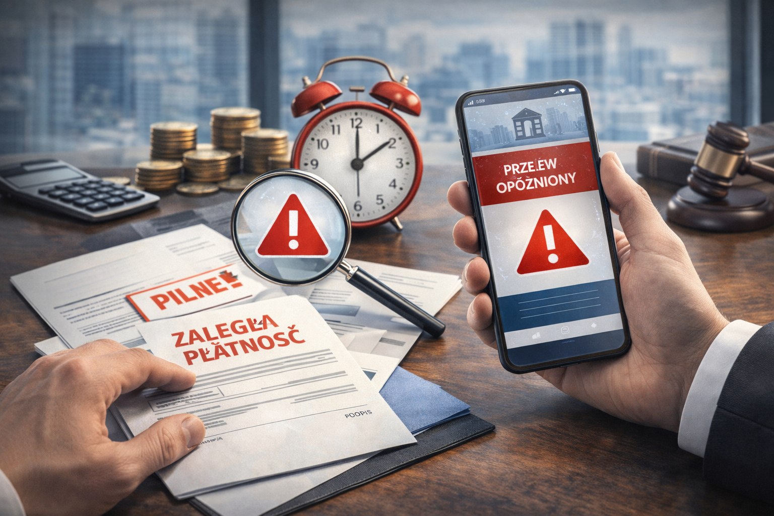 Opóźniona płatność – brak przelewu po terminie