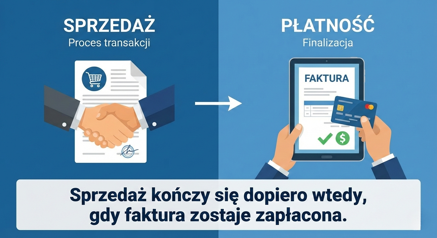 Sprzedaż nie kończy się fakturą – zapłata domyka proces sprzedaży